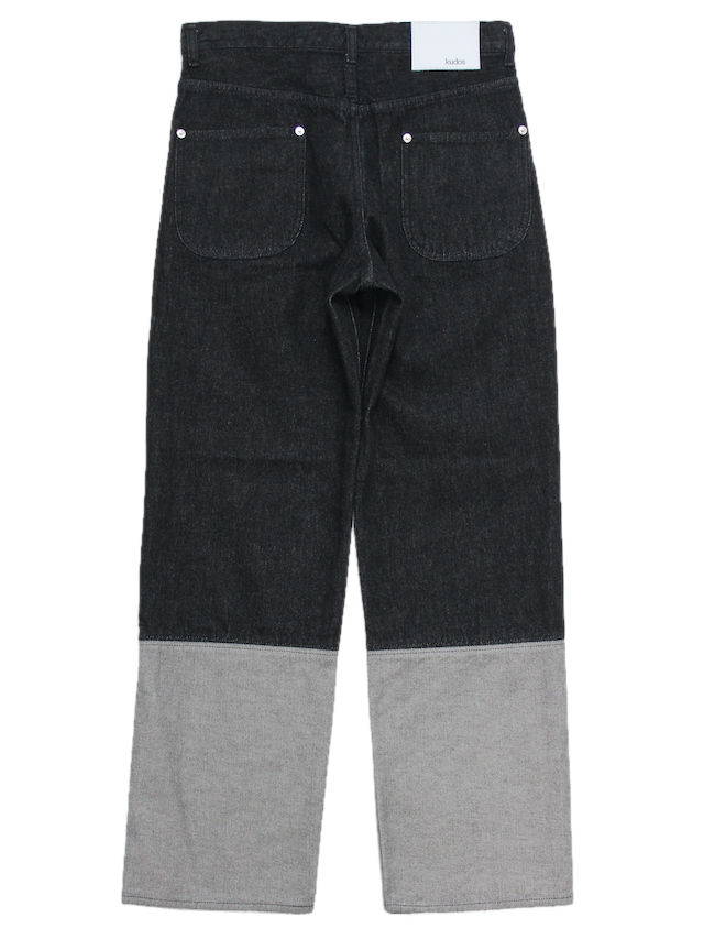 kudos/クードス 2TONE DENIM PANTS BLACK 公式通販octavia[オクタヴィア]