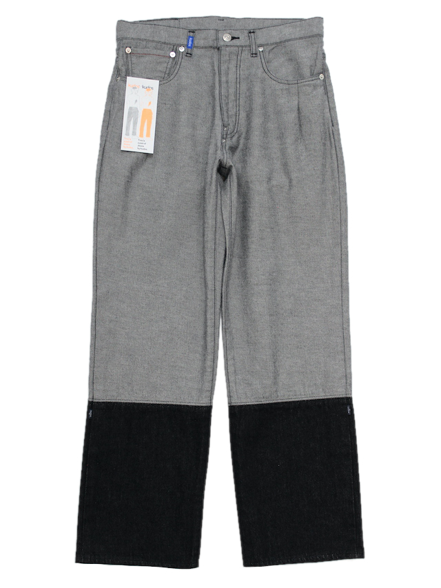 kudos/クードス 2TONE DENIM PANTS GRAY 公式通販octavia[オクタヴィア]