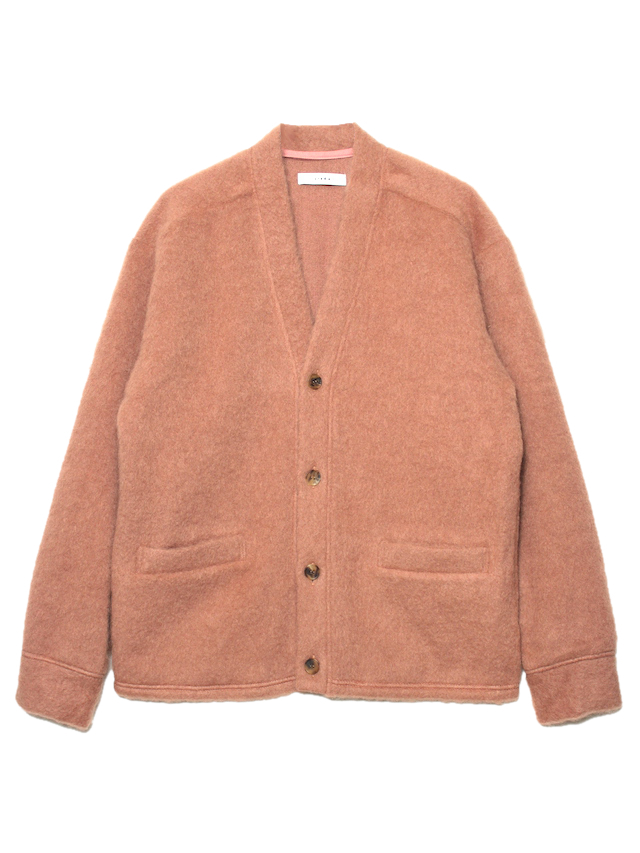 耐熱 二層 足あとぐらす (M) JieDa MOHAIR CARDIGAN PINK BDIGE サイズ