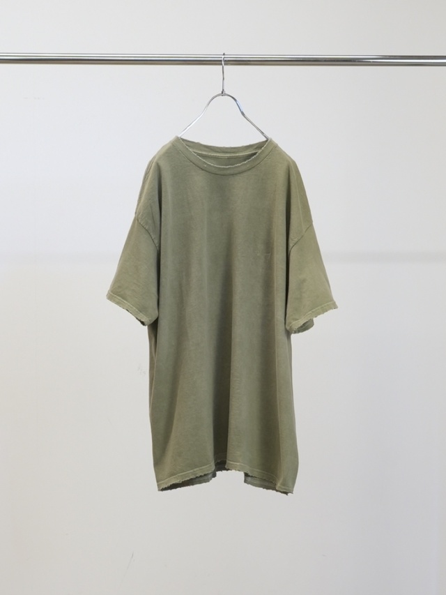 ANCELLM EMBROIDERY T-SHIRT GRAYMINT 2026SS