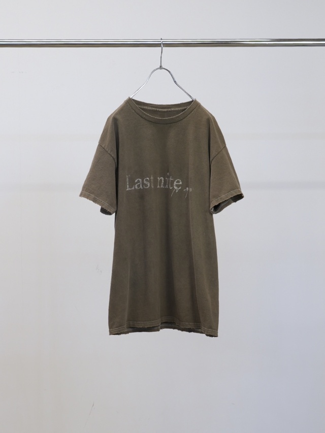 ANCELLM LAST NITE SS BROWN 2026SS