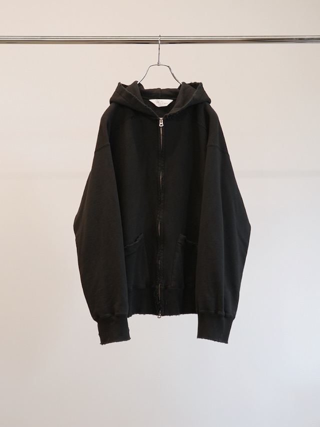 ANCELLM ZIPUP HOODIE BLACK
