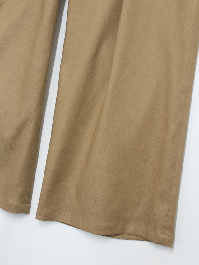 ANCELLM/アンセルム L/P WIDE SLACKS BEIGE 公式通販octavia[オクタヴィア]