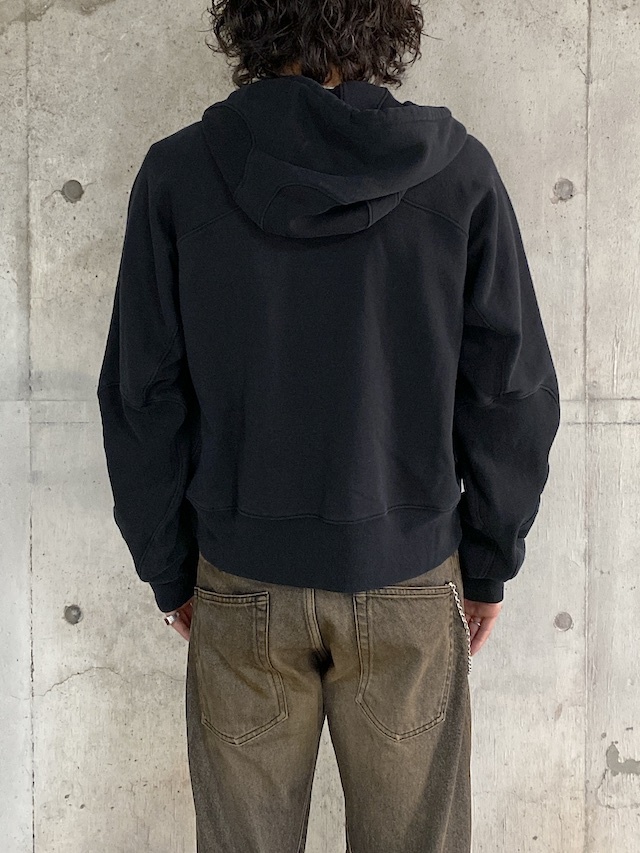 NVRFRGT PANELLED ZIP UP HOODIE BLACK 通販商品ページ octavia 