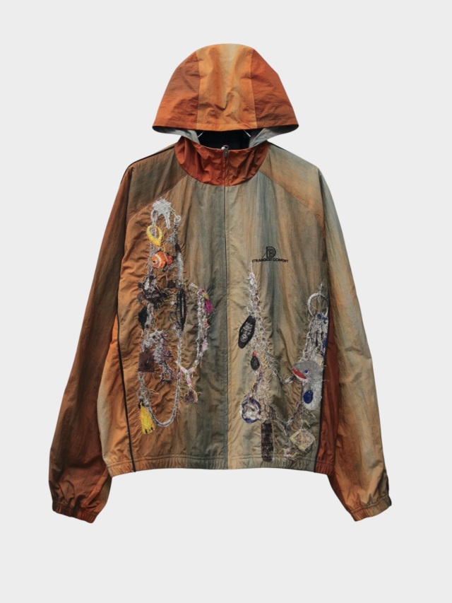 [10%POINTバック] doublet EMBROIDERY CHAIN TRACK JACKET BROWN 2026SS