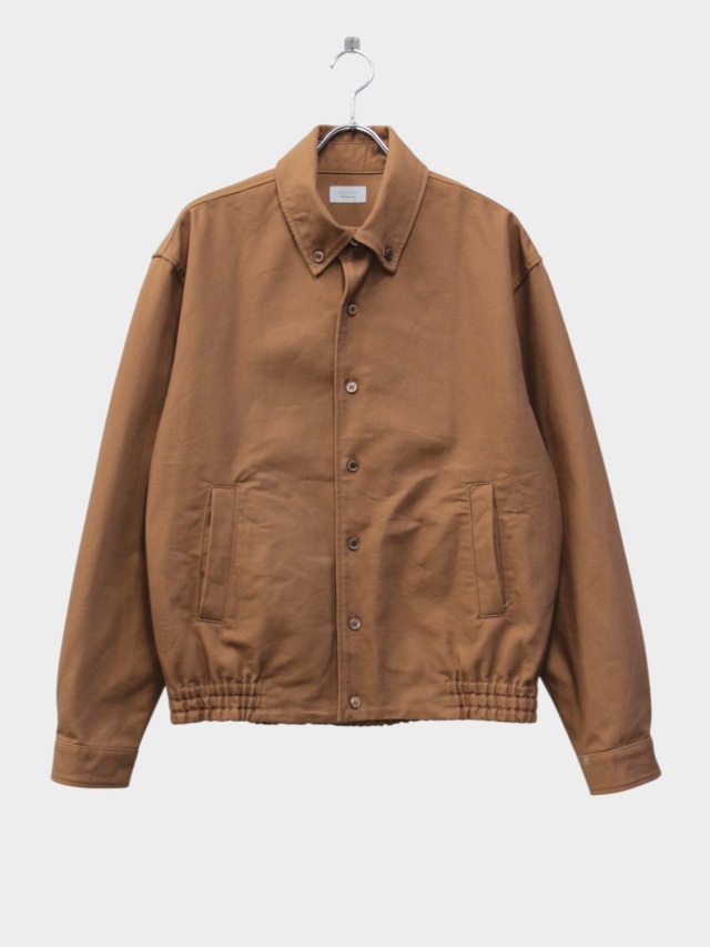 UNUSED DUCK BUTTON DOWN SHIRT CAMEL 2026SS