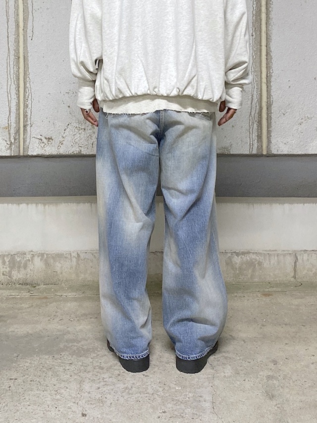 【美品】ANCELLM DENIM size3 タグ付き【セール中！】 ANCELLM AGING TAPERED 5P DENIM PANTS | MusterWerk