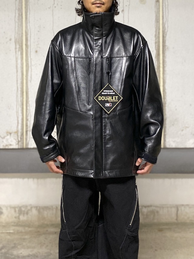【関税込み】doublet ブラック Mountain レザージャケット doublet/ダブレット LEATHER MOUNTAIN JACKET BLACK 通販ページ