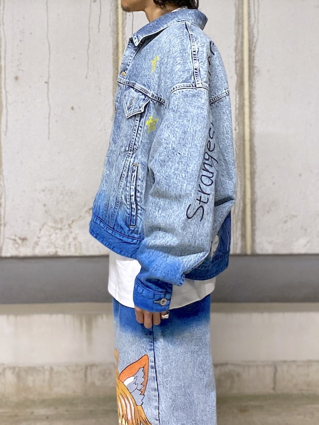 【関税込み】doublet ブルー Anime デニムジャケット doublet ANIME HAND-PAINTING DENIM JACKET BLUE 通販ページ