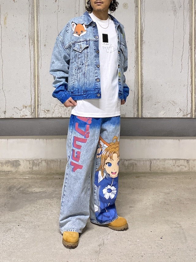doublet ANIME HAND-PAINTING DENIM JACKET BLUE 通販ページ