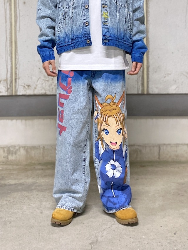 doublet ANIME HAND-PAINTING DENIM PANTS BLUE 通販ページ