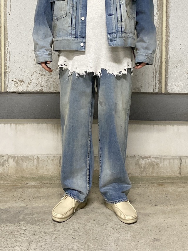 パンツ AGING STRAIGHT 5P DENIM PANTS ANC-PT78 ANCELLM / AGING STRAIGHT 5P DENIM PANTS / ANC-PT78 | POETRY