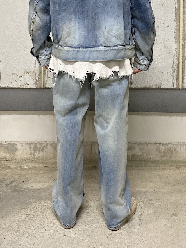 ANCELLM AGING STRAIGHT 5P DENIM PANTS INDIGO 通販ページ octavia