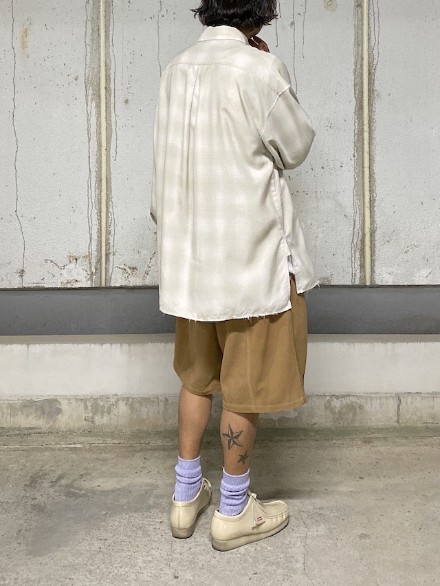 ANCELLM OMBRECHECK SHIRT PINK 通販ページ octavia[オクタヴィア]