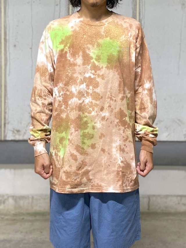 bal LOGO TIE DYE LS TEE by YUKIDYE CAMEL 通販 商品ページ