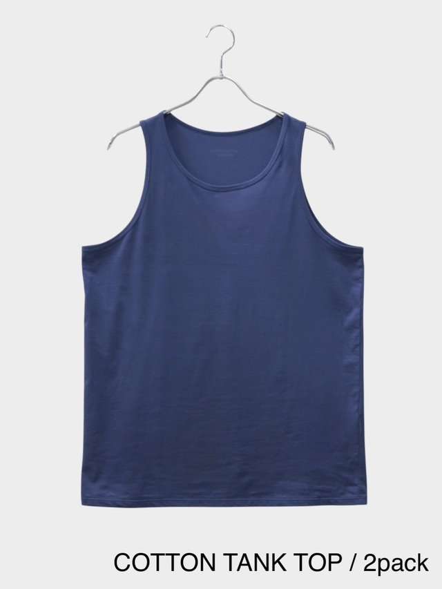 KANEMASA PHIL. 46G COTTON THIN PACK TANK PURPLE NAVY 2枚セット 【定番アイテム】