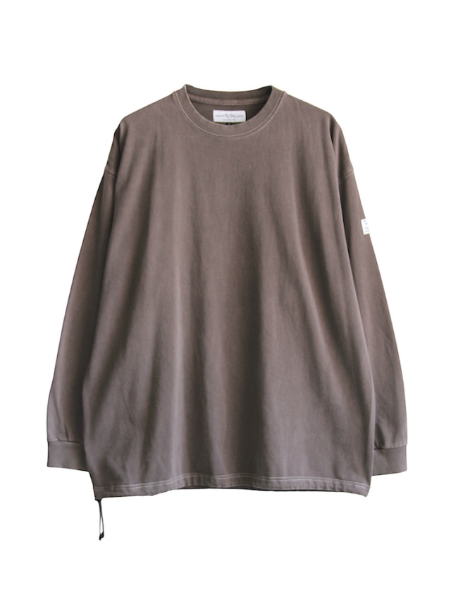 elephant TRIBAL fabrics Fade Fat Long T-SH FADE BROWN