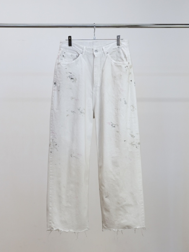 ANCELLM #05 AGING type-C WHITE (ワイドデニム) 2026SS