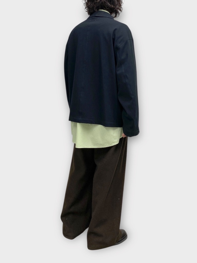 KANEMASA PHIL. 28G HIGH TWIST WORK JACKET BLACK 2026SS 通販ページ