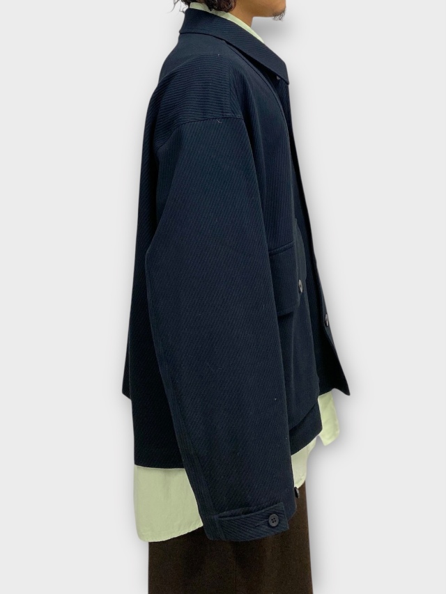 KANEMASA PHIL. 28G HIGH TWIST WORK JACKET BLACK 2026SS 通販ページ