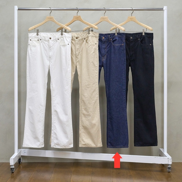 POINT2倍 [予約商品] 2月下旬入荷予定 UNUSED DENIM PANTS (BOOT CUT) INDIGO 2026SS