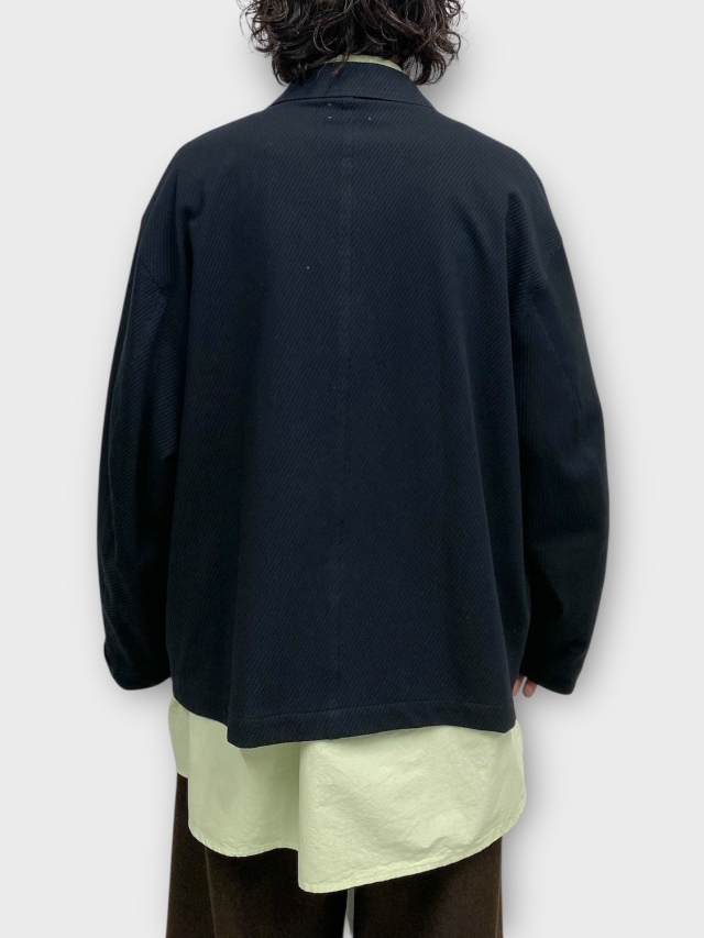KANEMASA PHIL. 28G HIGH TWIST WORK JACKET BLACK 2026SS 通販ページ