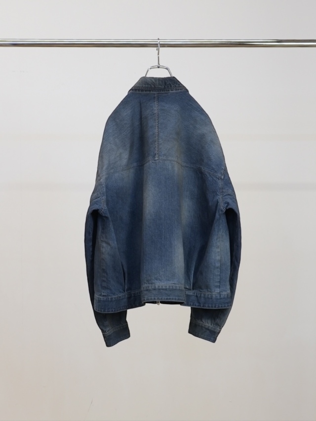 ANCELLM DENIM ZIPUP JACKET INDIGO 2026SS 通販ページ octavia