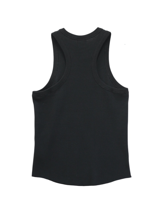輝い ROTOL MILD WAFFLE TANKTOP BLACK 通販ページ octavia[オクタヴィア] トップス
