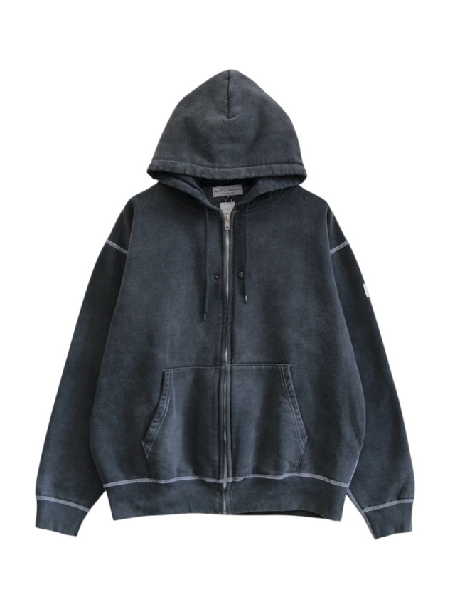 elephant TRIBAL fabrics Fade Zip Up Hoodie FADE BLACK 2025AW