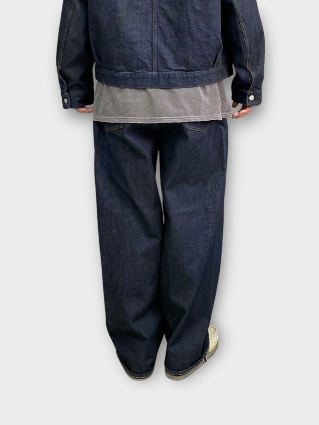 ANCELLM #01 SELVEDGE MIDTAPERED 5P DENIM PANTS OW INDIGO 2026SS