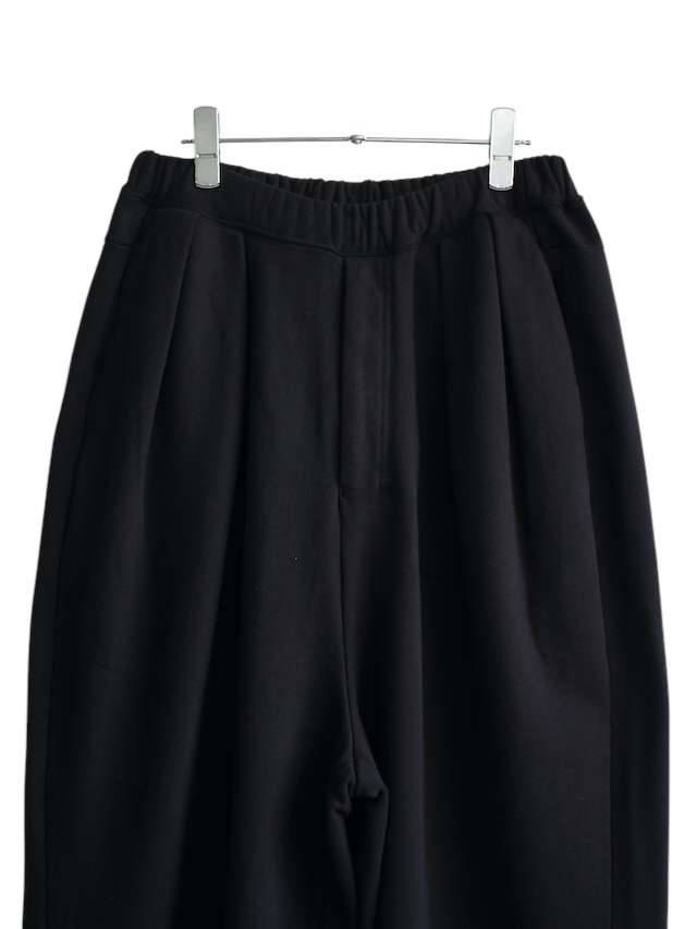 ANCELLM TUCK SWEAT PANTS BLACK 通販ページ octavia[オクタヴィア]