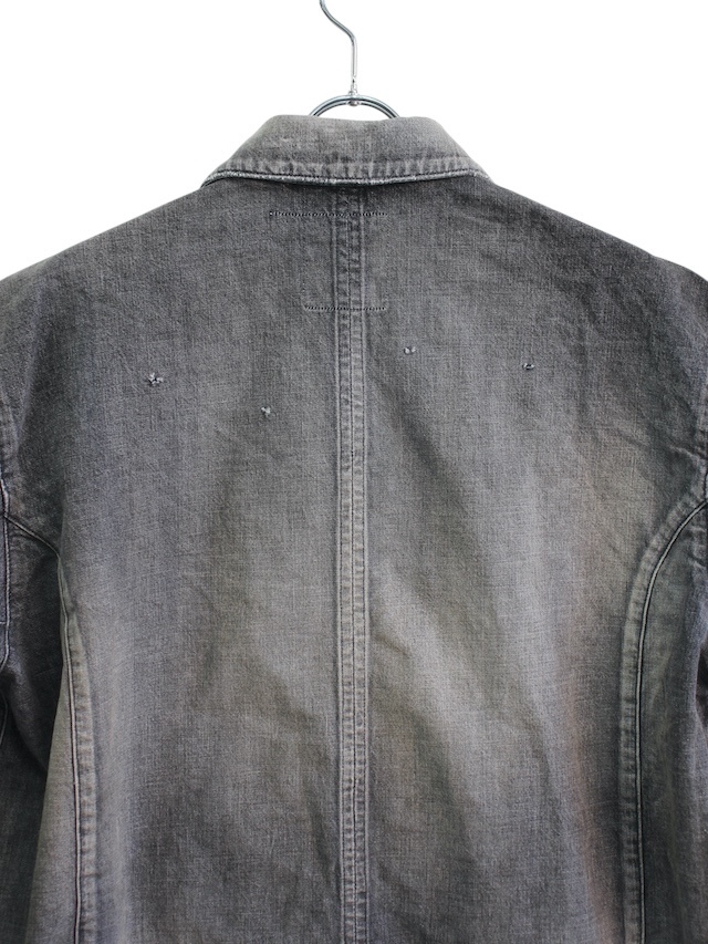 ジャケット・アウター ANCELLM DENIM COVERALL(BLACK) ANCELLM DENIM COVERALL BLACK 通販ページ octavia[オクタヴィア]