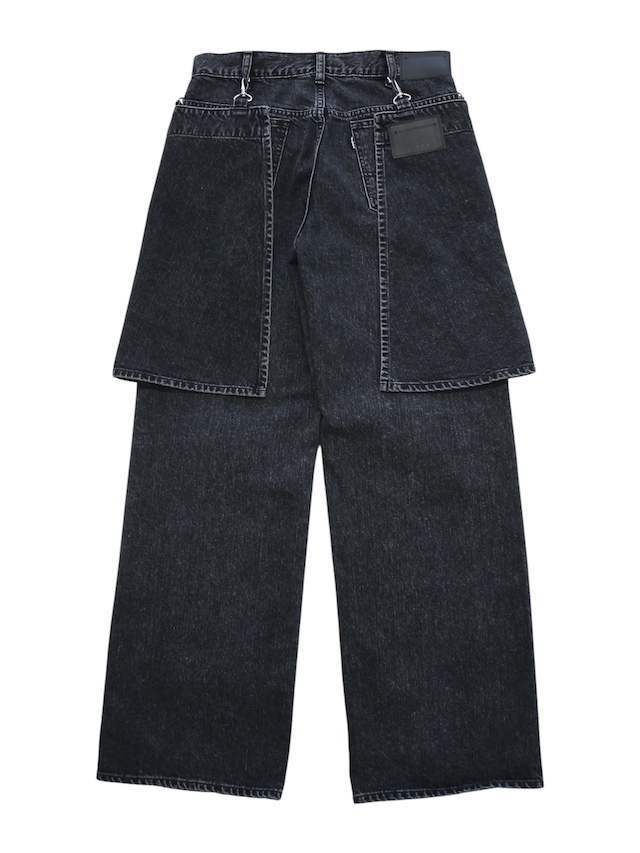 JIEDA SKIRT DENIM PANTS BLACK 通販 商品ページ octavia