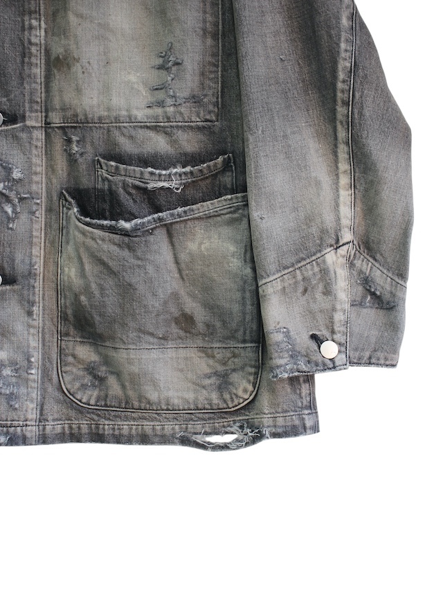 ANCELLM DENIM COVERALL BLACK 通販ページ octavia[オクタヴィア]