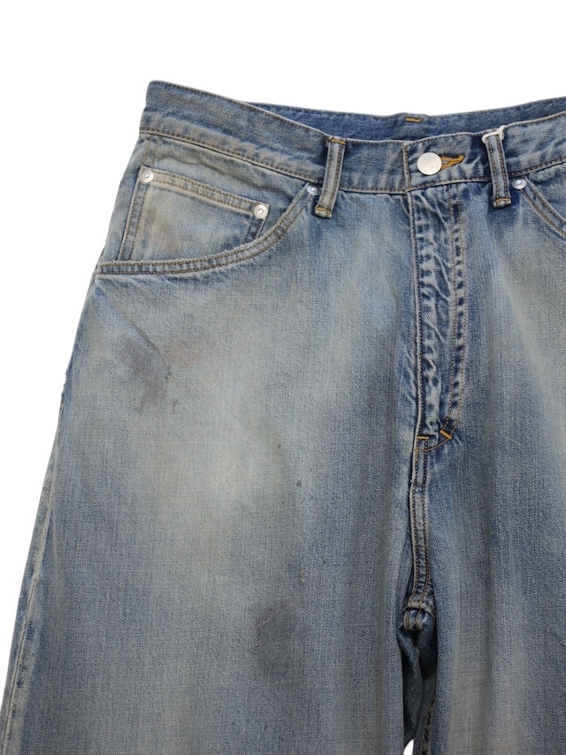 ANCELLM AGING STRAIGHT 5P DENIM PANTS INDIGO 通販ページ octavia