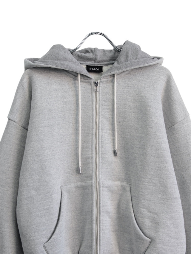 ROTOL FOAMORA SWEAT ZIP HOODIE HEATHER GRAY 通販ページ octavia