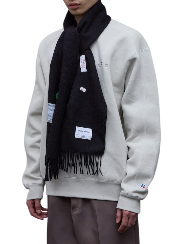 BAL×INOUE BROTHERS BRUSHED SCARF マフラー bal INOUE BROTHERS BRUSHED SCARF BLACK 通販 商品ページ