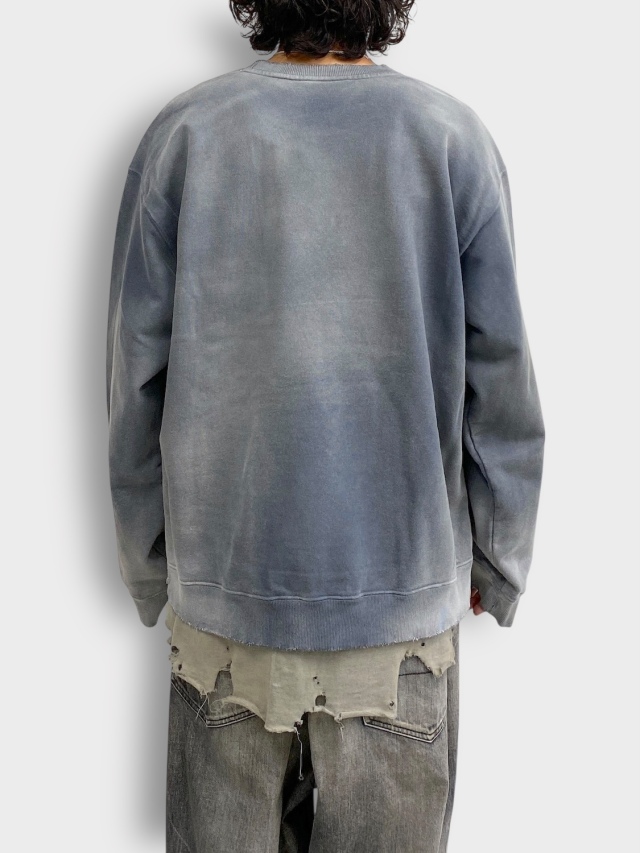 ANCELLM UNEVENNESS SWEAT SHIRT GRAY 2026SS 通販ページ octavia