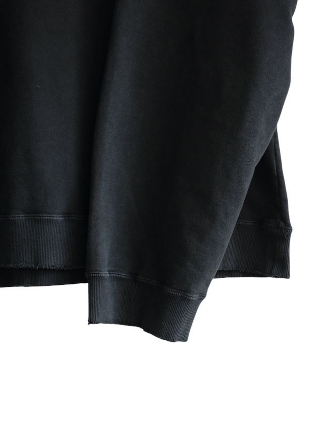 トップス ANCELLM EMBROIDERY SWEAT SHIRT Black 1 EMBROIDERY SWEAT SHIRT(BLACK) – ANCELLM