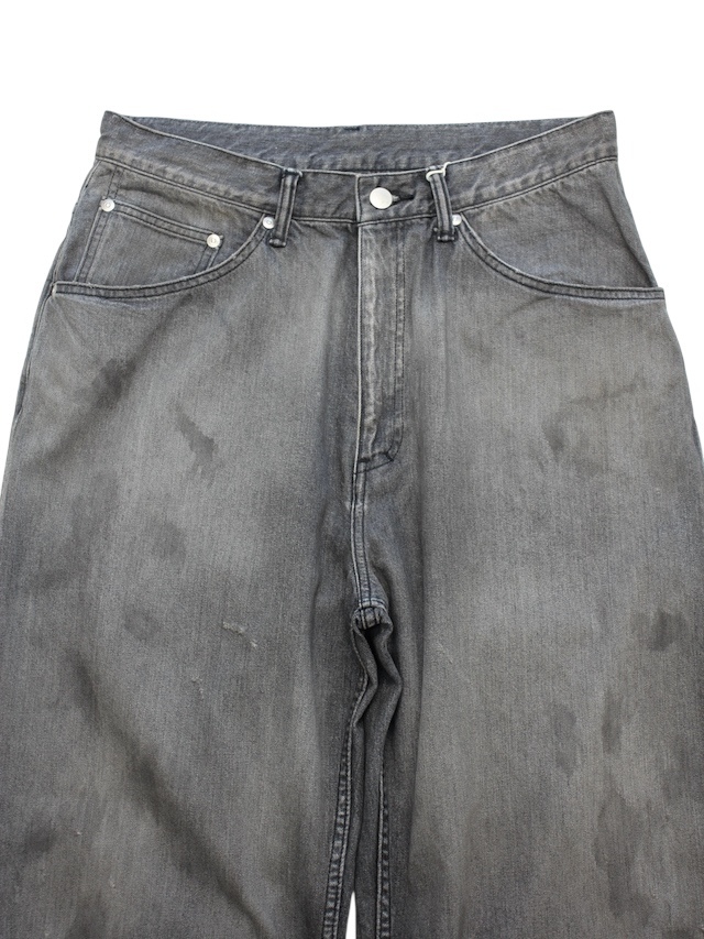 ANCELLM AGING STRAIGHT 5P DENIM PANTS BLACK 通販ページ ANCELLM AGING STRAIGHT 5P DENIM PANTS BLACK 通販ページ