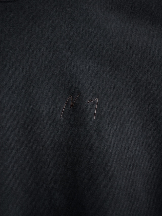 ANCELLM EMBROIDERY SWEAT SHIRT BLACK 通販ページ octavia[オクタヴィア]