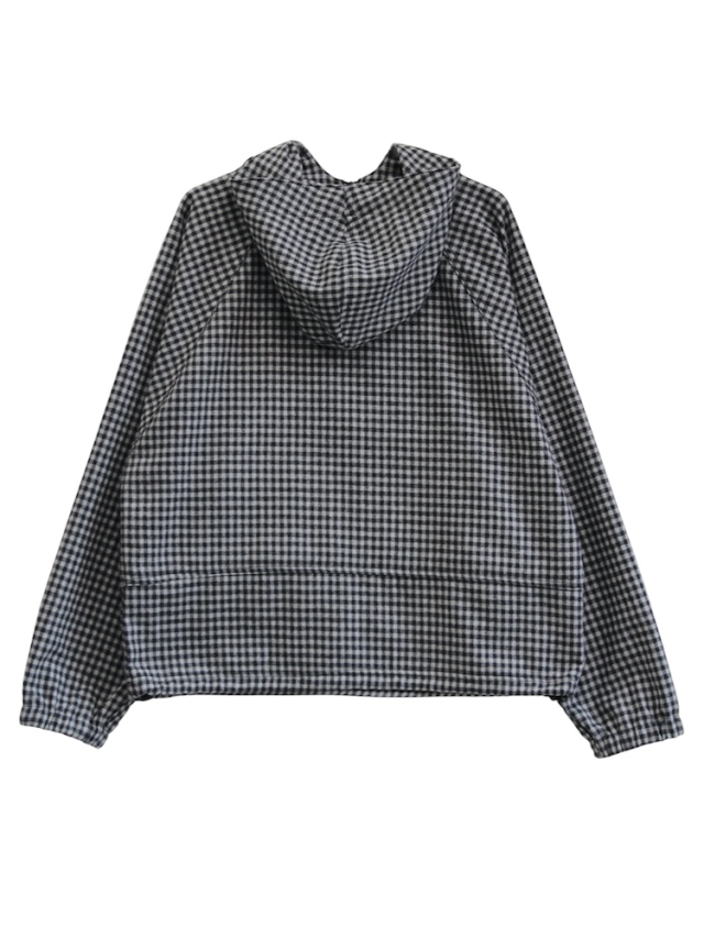 JIEDA CHECK PULLOVER PARKA WHITE/BLACK 通販 商品ページ