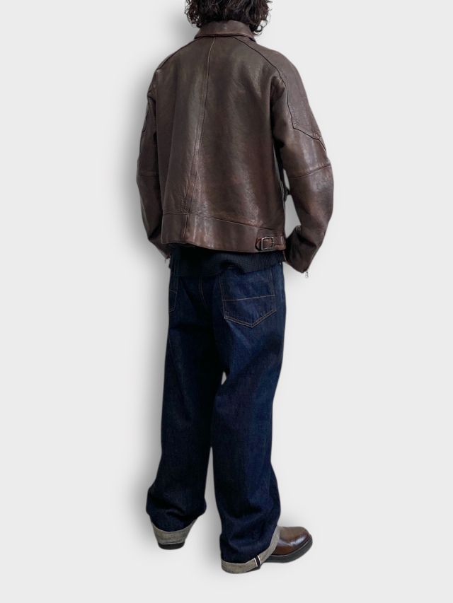 ANCELLM LEATHER JACKET D.BRICK 2026SS 通販ページ octavia[オクタヴィア]