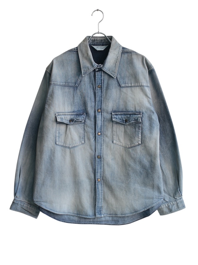完売品 ANCELLM DENIM WESTERN SHIRT INDIGO 3 ANCELLM DENIM WESTERN SHIRT INDIGO 通販ページ octavia