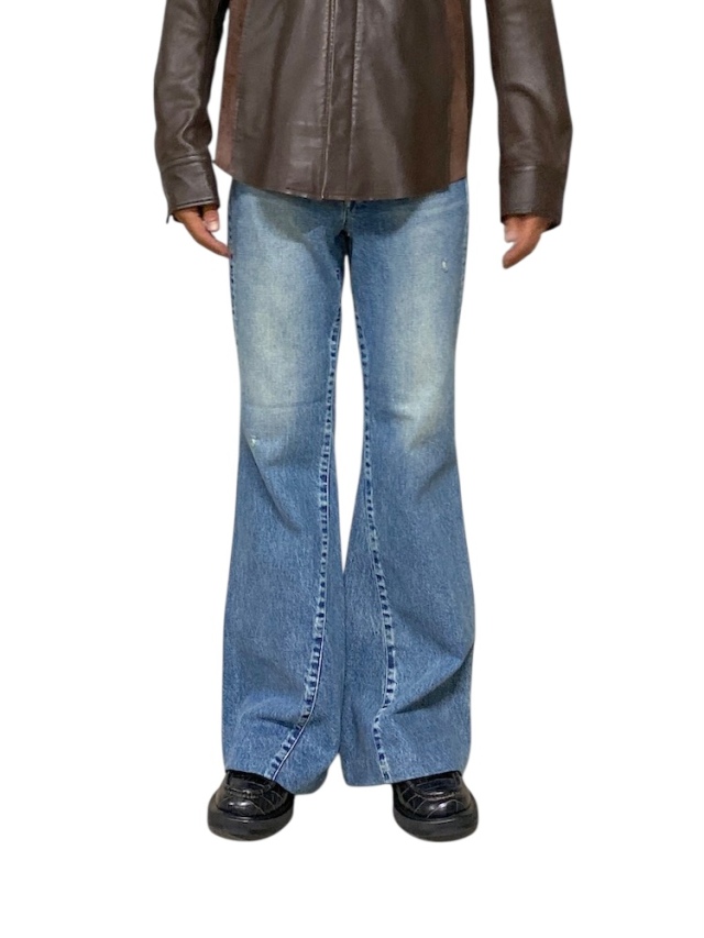 tanakas08228様 TANAKA FLARE JEAN TROUSERS GREEN BLUE 通販ページ octavia