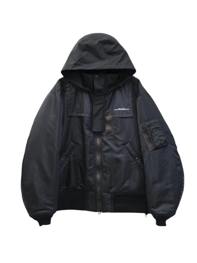 elephant TRIBAL fabrics Mountain MA-1 Jacket BLACK 2025AW