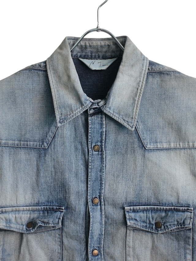 トップス ANCELLM DENIM WESTERN SHIRT INDIGO 1 ANCELLM DENIM WESTERN SHIRT INDIGO 通販ページ octavia
