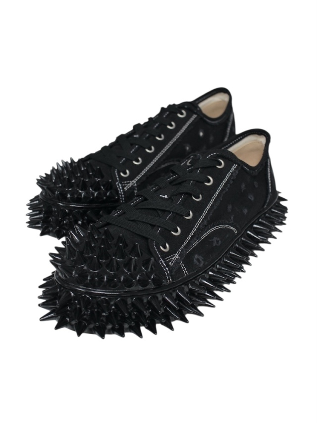 doublet SPIKY CANVAS SNEAKER BLACK 2025AW
