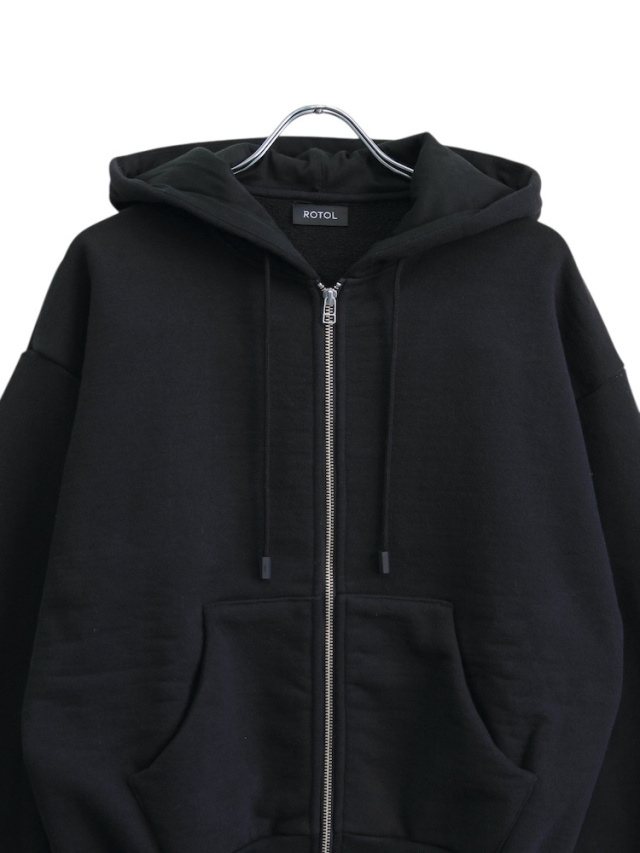 ROTOL FOAMORA SWEAT ZIP HOODIE BLACK 通販ページ octavia[オクタヴィア]