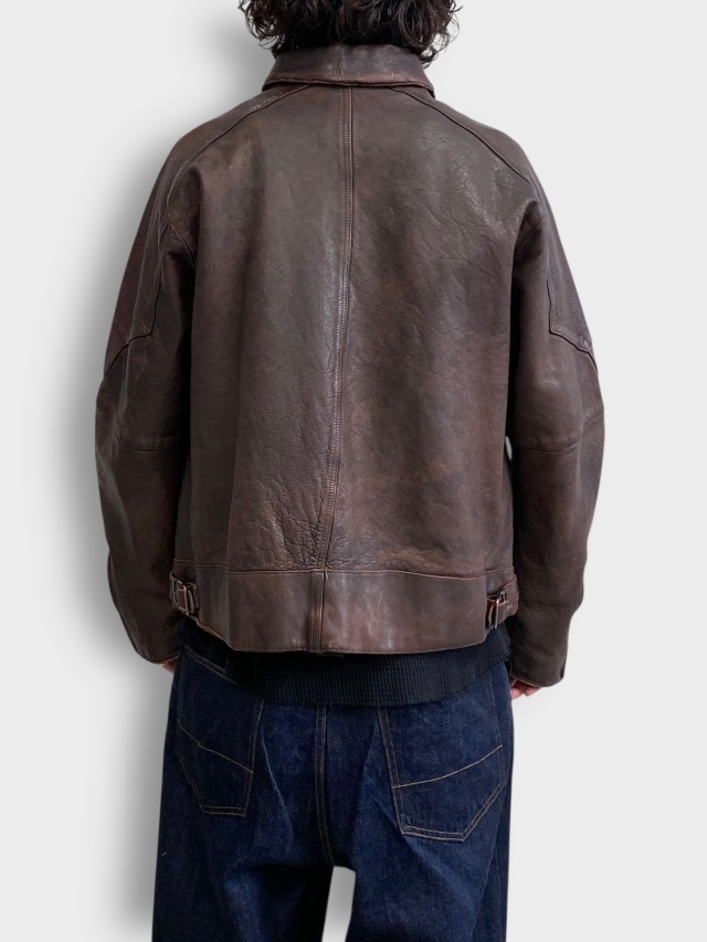 ANCELLM LEATHER JACKET D.BRICK 2026SS 通販ページ octavia[オクタヴィア]